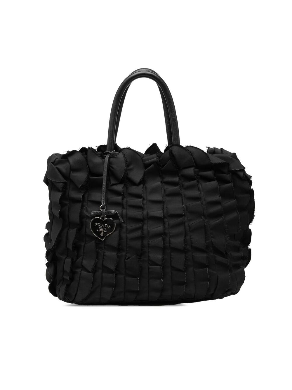 Prada Tessuto Ruffle Tote Pre-Loved #278251P33B